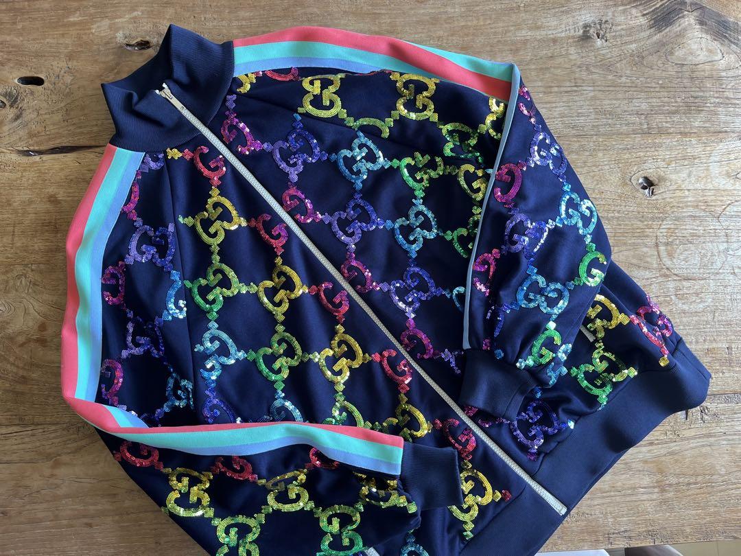GUCCI グッチ スパンコール トラックジャケット