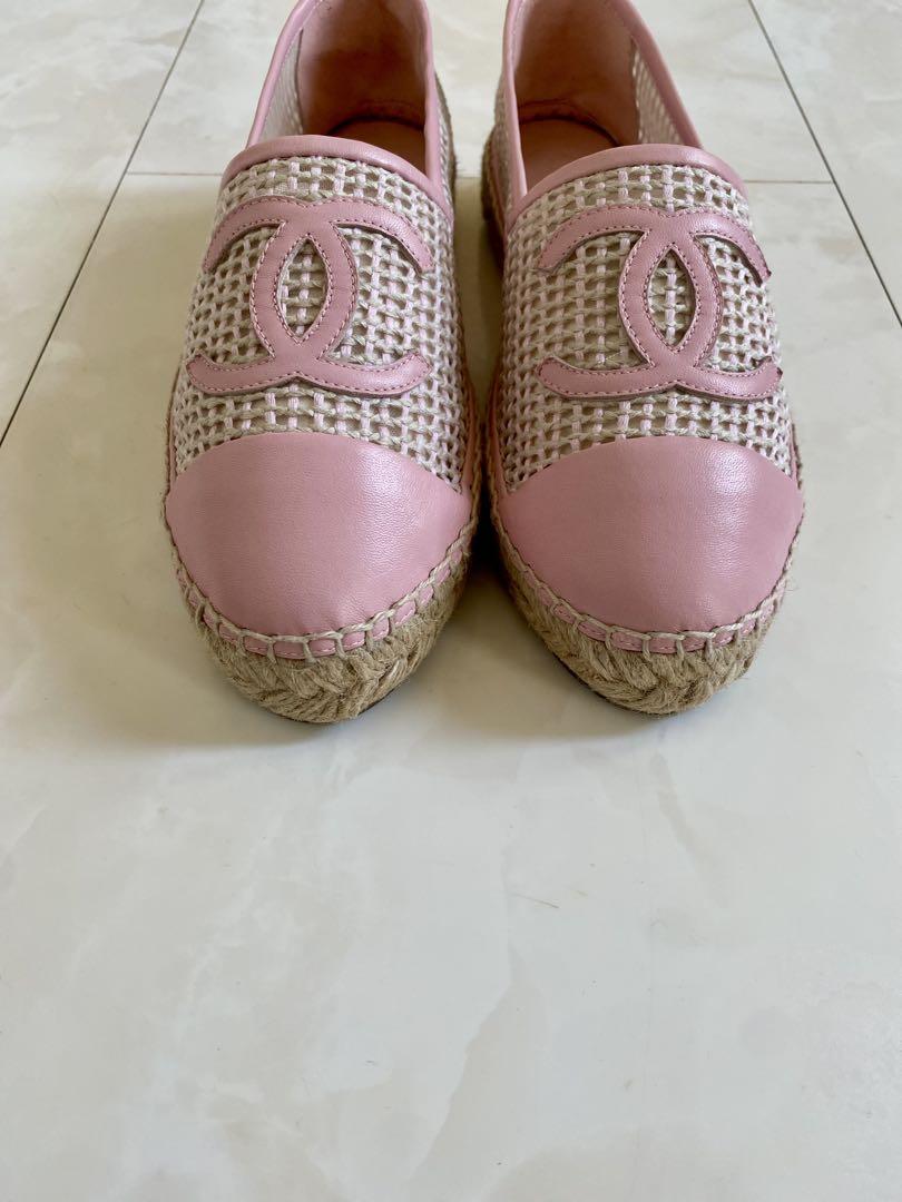 試着のみ美品 CHANEL エスパドリーユ スリッポン 39 25cm シャネル