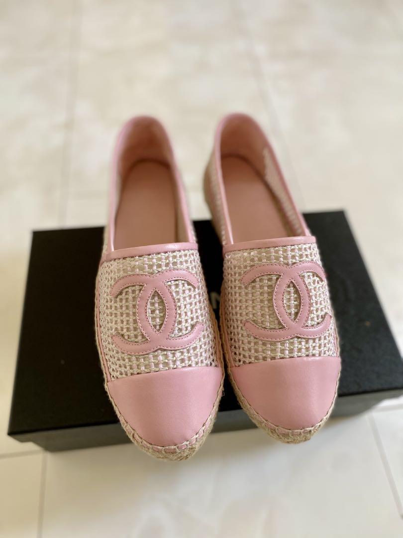 試着のみ美品 CHANEL エスパドリーユ スリッポン 39 25cm シャネル