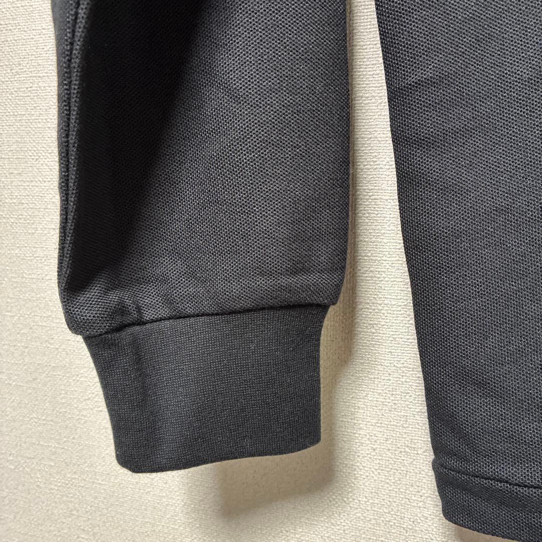 ヤマネ 炎 ホノオくん ロングスリーブポロ 黒 ヤマネ 炎 ホノオくん ロングスリーブポロ 黒