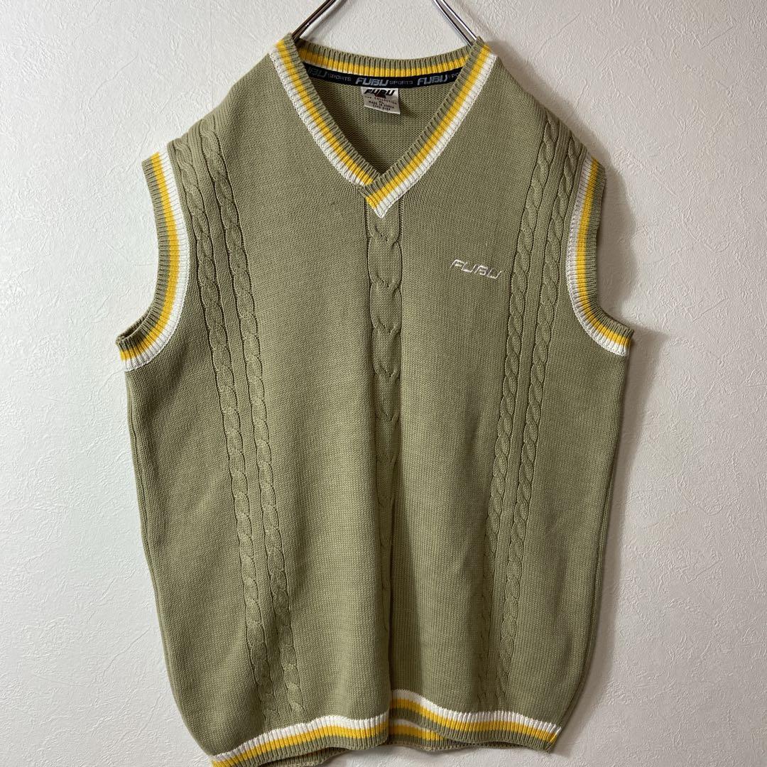 FUBUワンポイント刺繍ロゴ古着ヒップホップXL - 通販 - wood-let.com