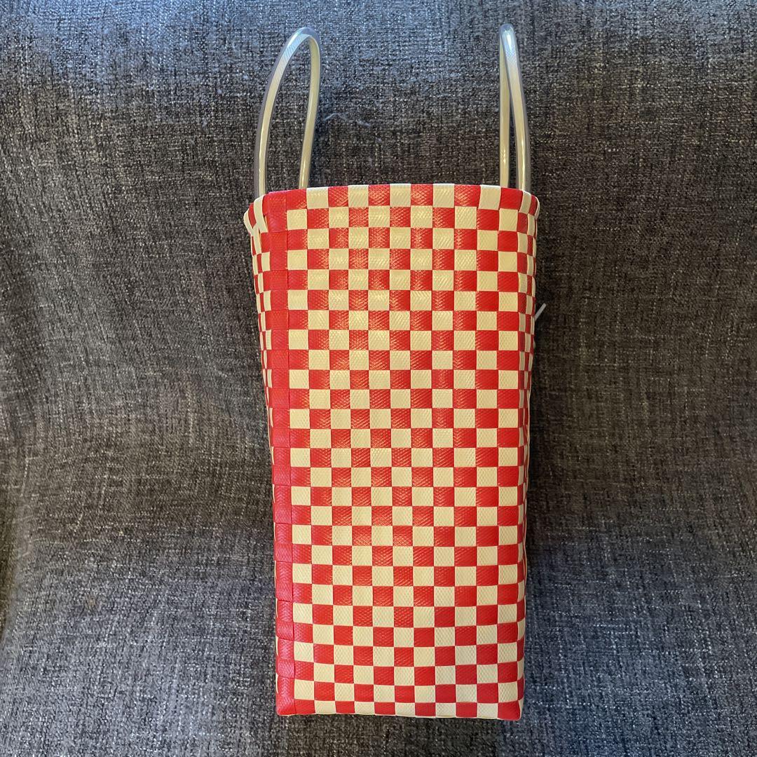 ゆり☆新品タグ付き MARNI マルニマーケット トートバッグ☆収納袋付