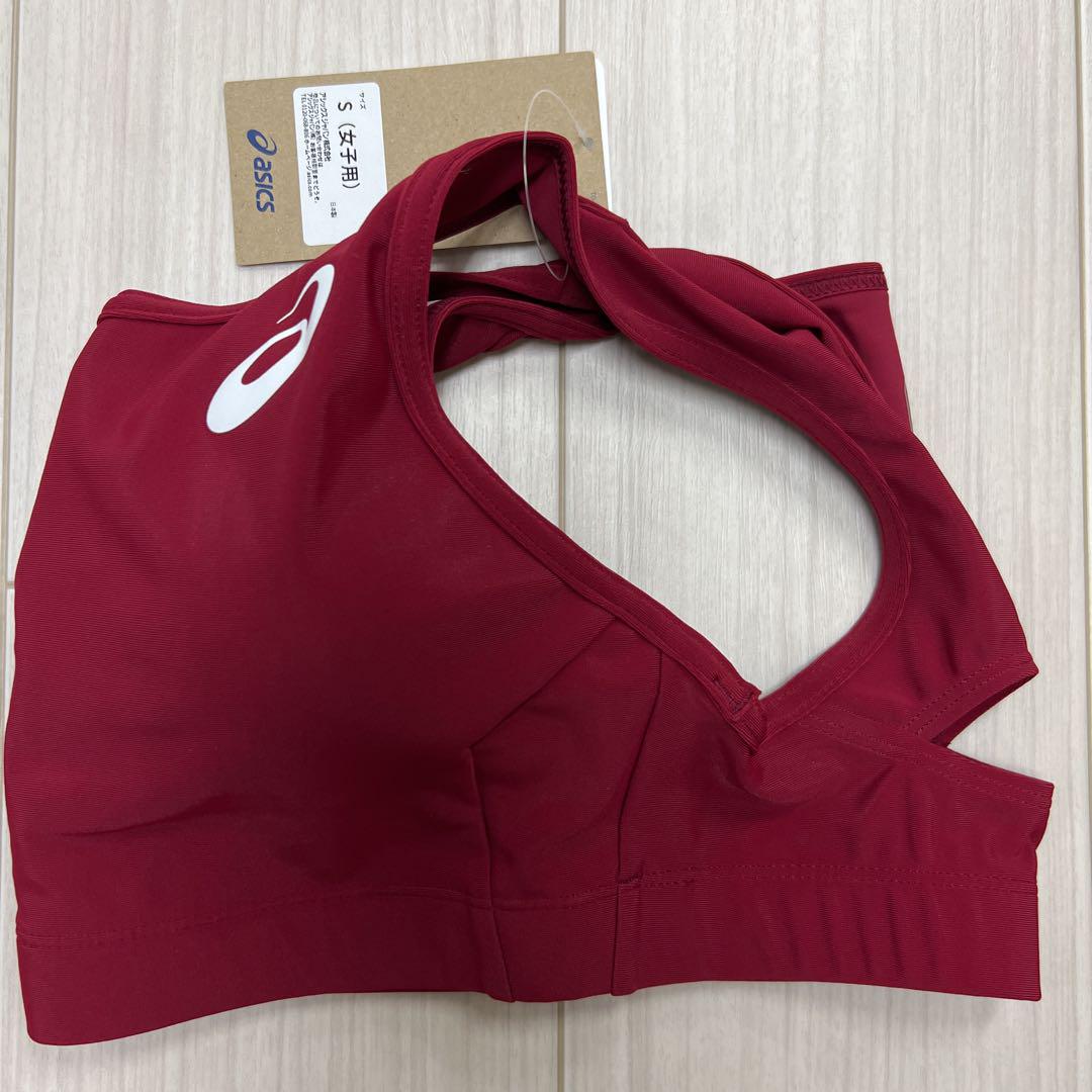 asics - 【新品Lサイズ】女子陸上ユニフォーム上下セット エンジ