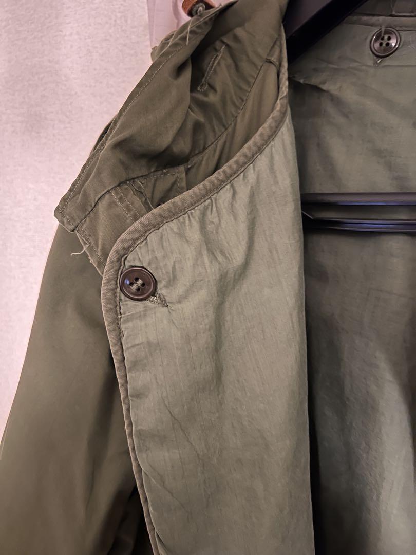 M-51 コットン100 アルミジップ　ボタン　紐　オリジナル　美品