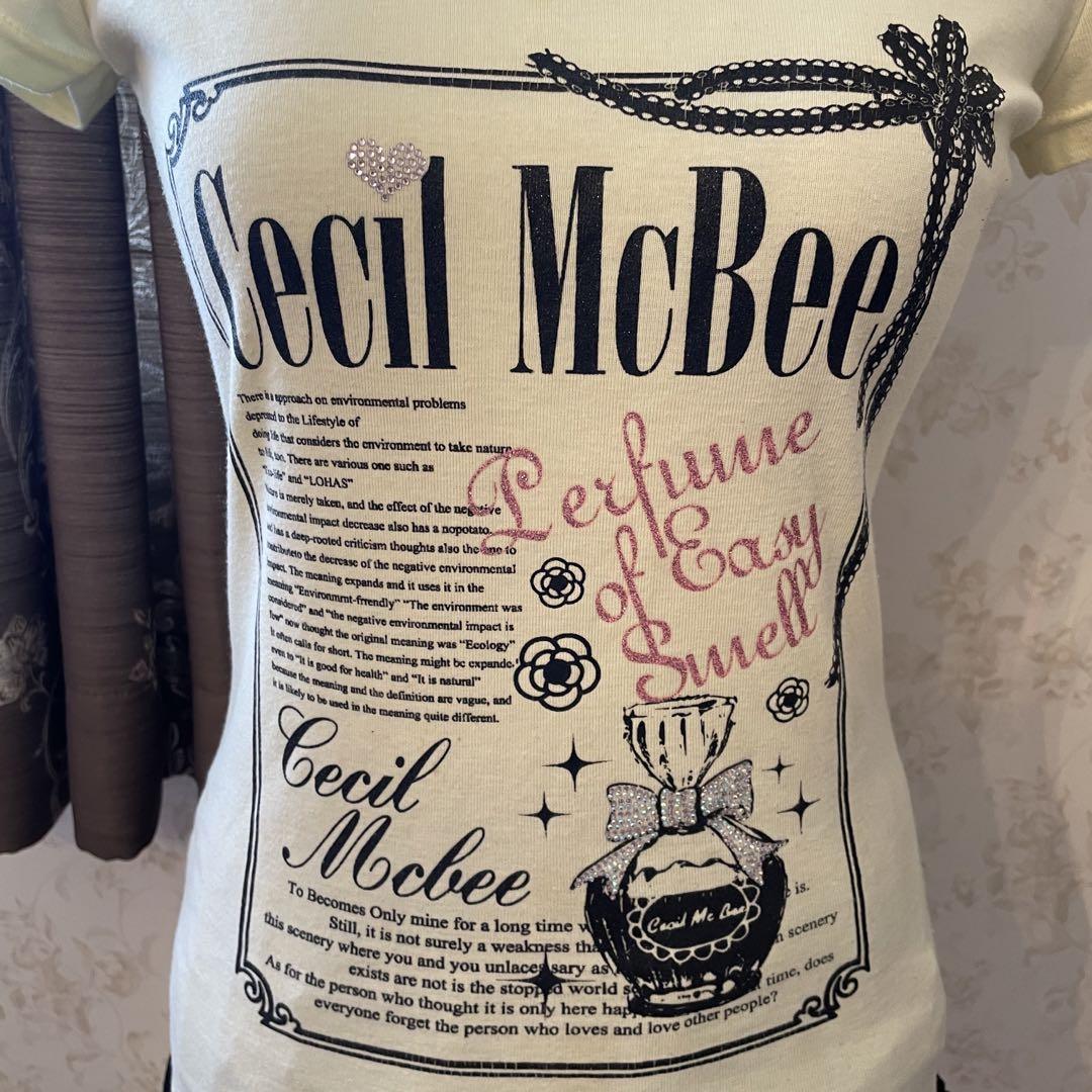 Cecil McBee vintage グランジ フェアリーグランジ y2k セシルマクビー】パンツ 茶 ワイド 美品 ファー Y2K フェアリー