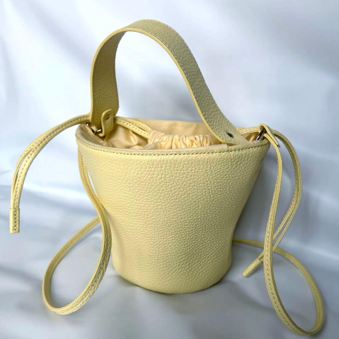 Ayako Bag Pottery Bag LEMON yellow 2way