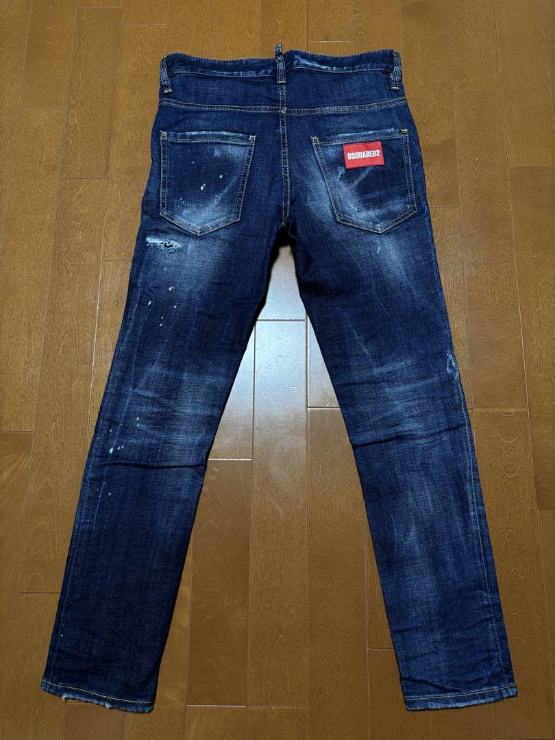 超美品 レア 完売品】DSQUARED2 SKATER スケーター 濃紺 42