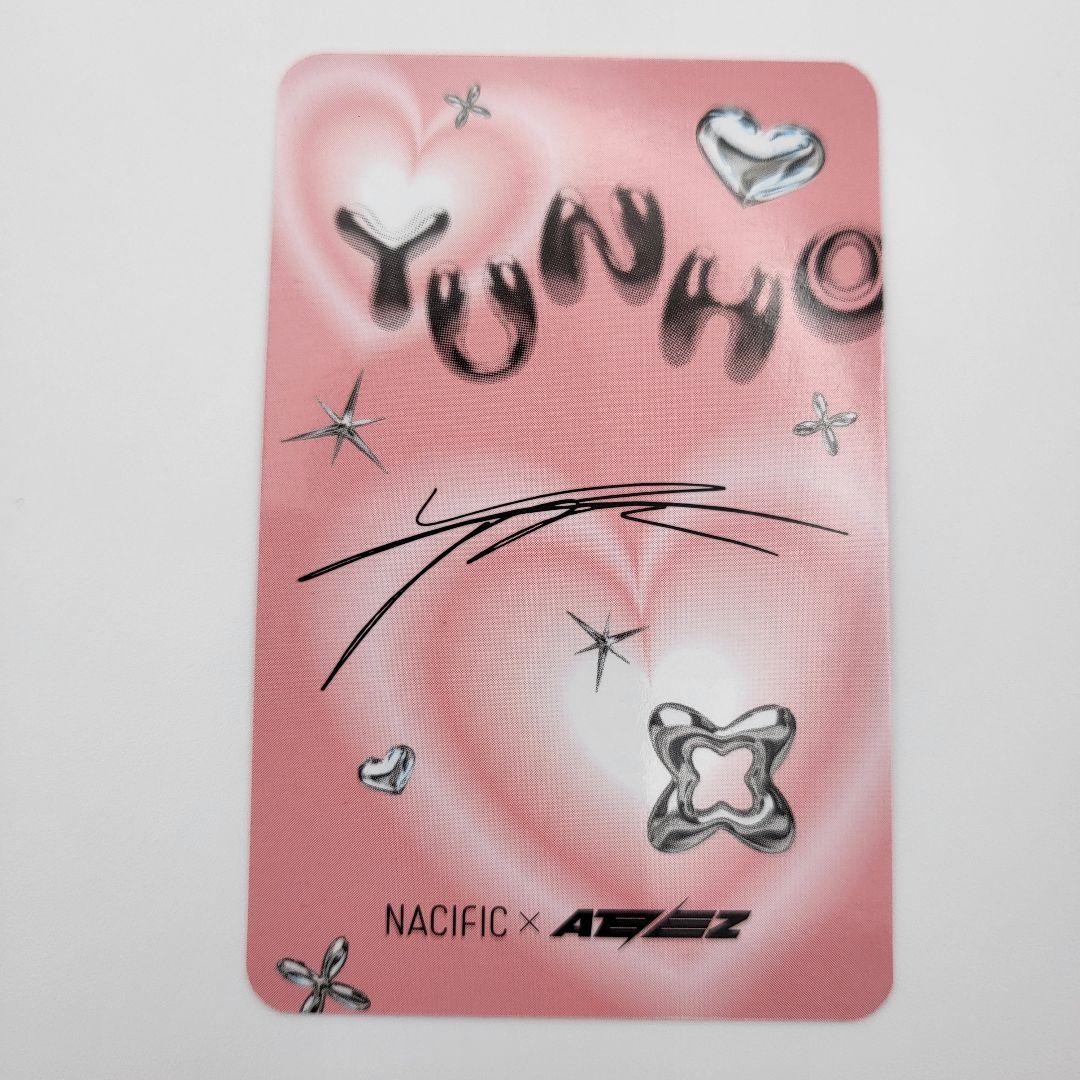 ATEEZ ユノ　証明写真 ユノ ATEEZ アチズ ユンホ トレカ+社員証+ 4カット+証明写真