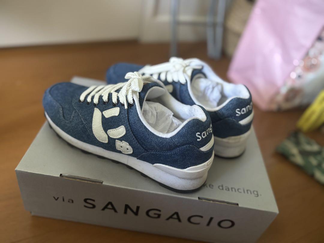 SANGACIO デニムブルー スニーカー 新品未使用 Sangacio サンガッチョ にゅ〜ず JEANS 7周年記念
