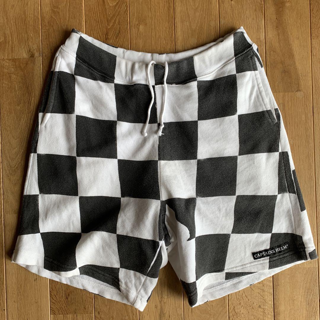 美品　Cqh/Golf キャプテンズヘルム　チェッカー　ショートパンツ 美品 Cqh/Golf キャプテンズヘルム チェッカー ショートパンツ