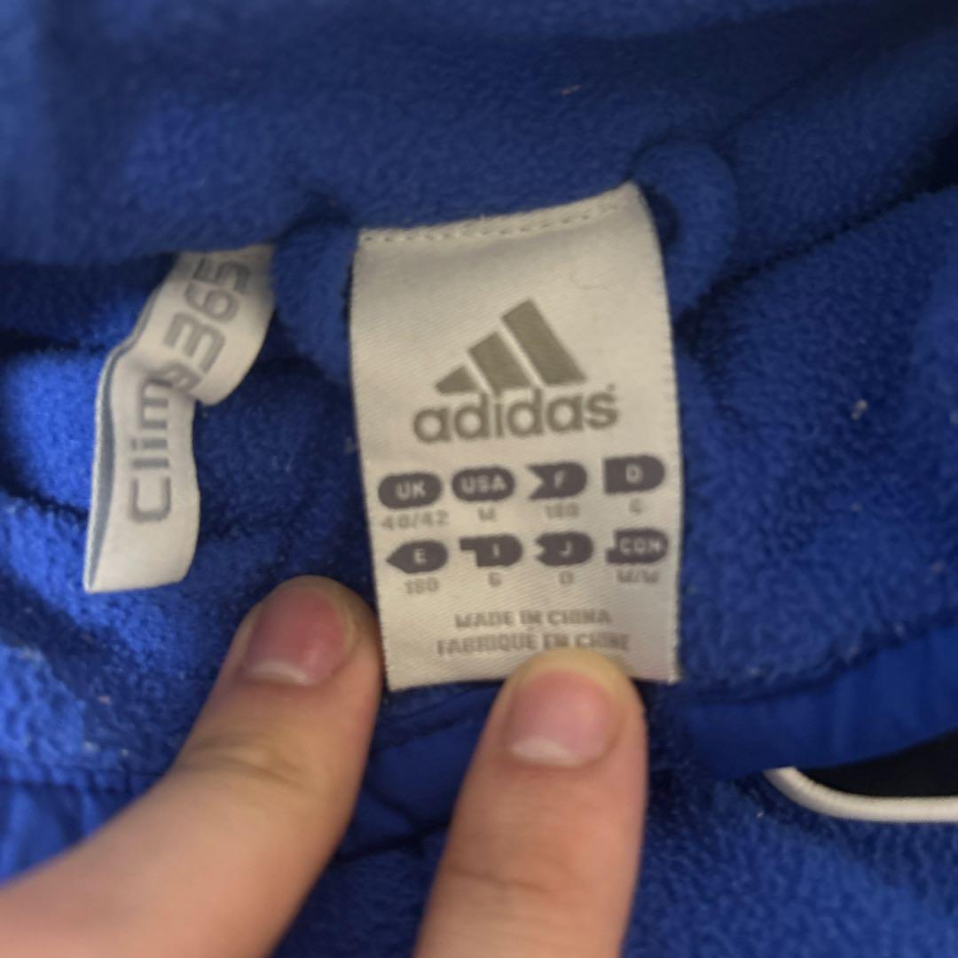 adidas チェルシー ハーフジップフリース