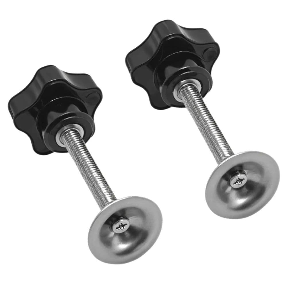 スターハンドル ハンドスクリュー プレッシャープレート付き(M10×80mm)