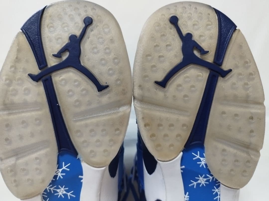 (4674)NIKE.エアジョーダン8レトロGS SnowFlakeユーズド美品