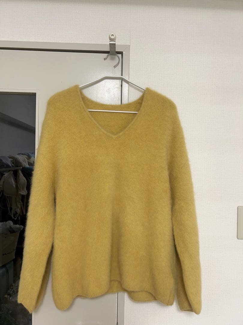 ファーカシミヤセーター　ニット