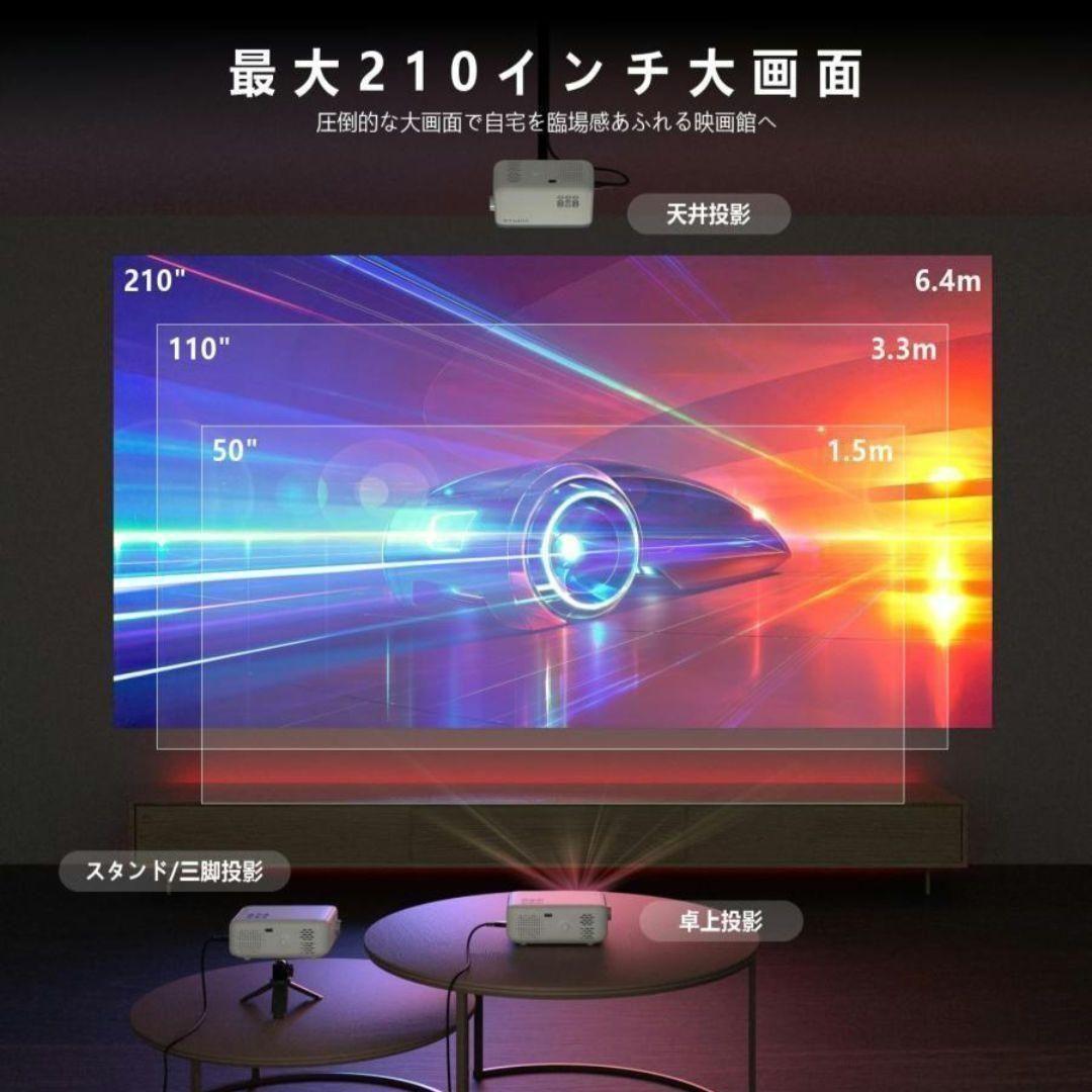 プロジェクター小型10000lm1080PフルHD対応210大画面50%ズーム プロジェクター小型10000lm1080PフルHD対応210大画面50%ズーム