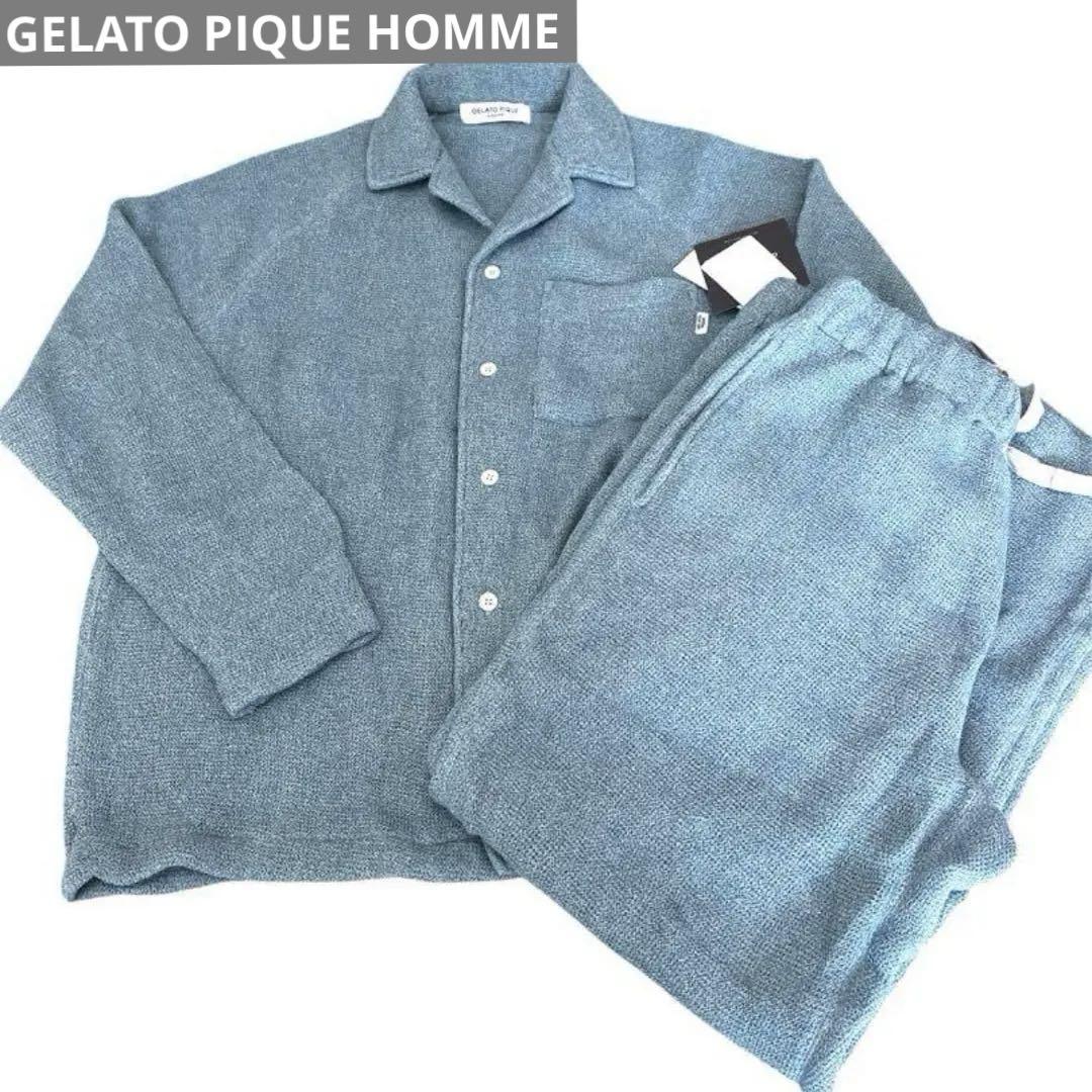 GELATO PIQUE HOMME メンズパジャ マ上下コットン新品