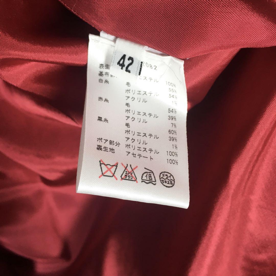 ☆美品☆Les Habits de Dalie コート レザビドゥダリ 42
