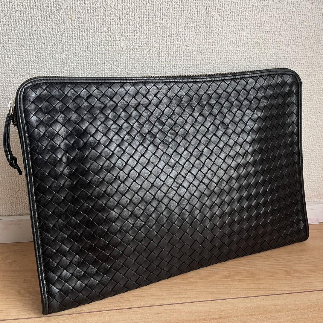 BOTTGAVENETA イントレチャート クラッチバッグ