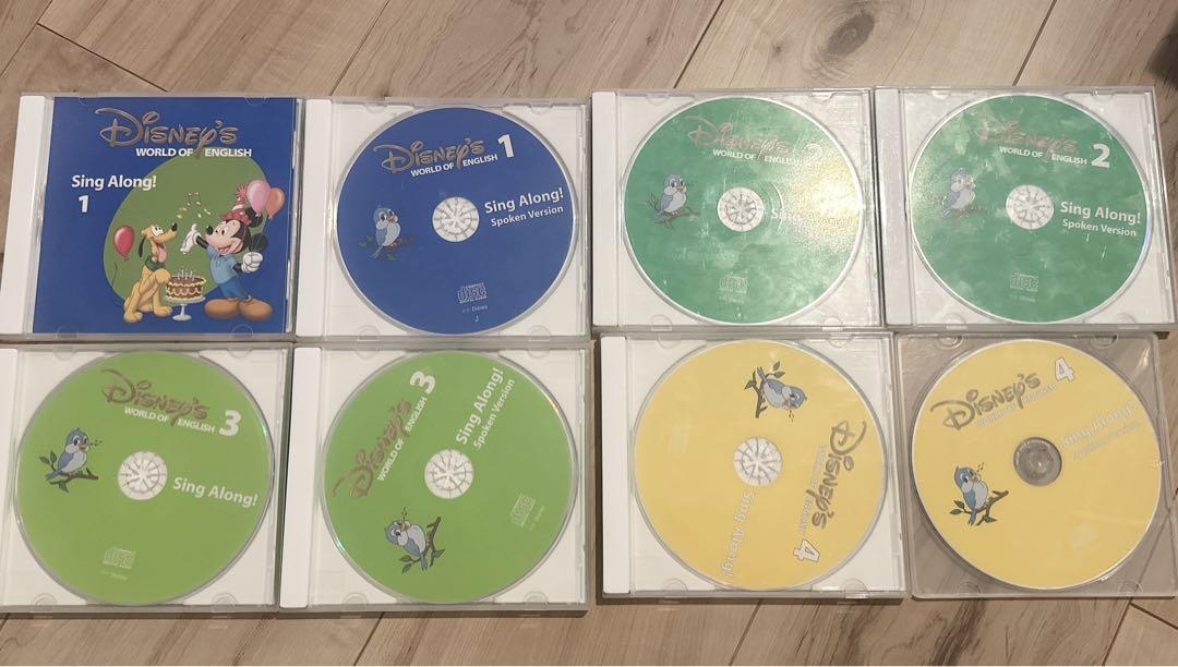 ディズニー英語　sing along DVD CD