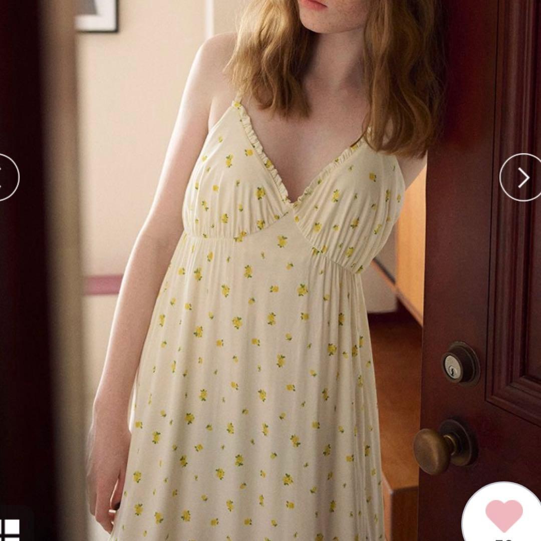 【新品】ジェラピケ　リトルローズ柄ワンピース