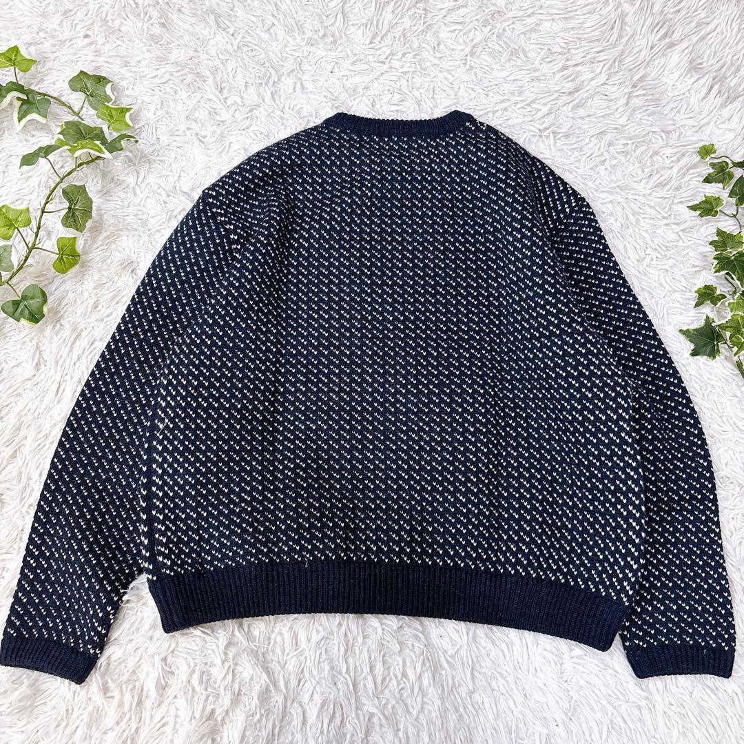 未使用品　タグ付き　INTERIM バーズアイ ニット　アルパカ 混　サイズ4