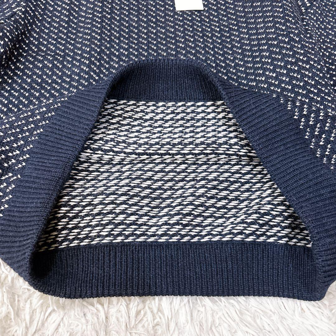 未使用品　タグ付き　INTERIM バーズアイ ニット　アルパカ 混　サイズ4