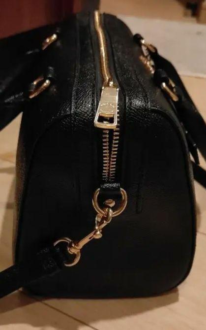【あんしん鑑定利用可能】COACH ブラックレザー ハンドバッグ COACH ブラック ハンドバッグ - メルカリ