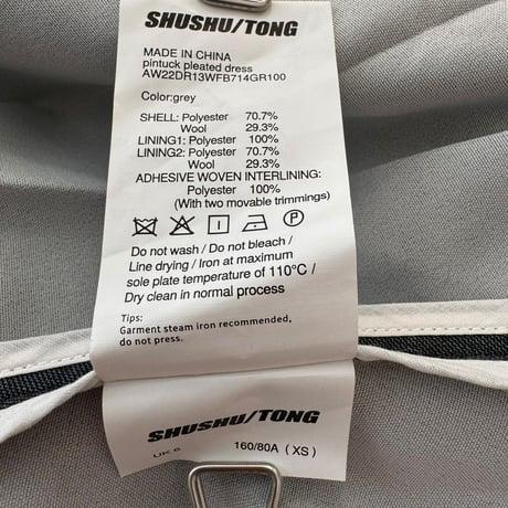 ND540ね@ SHUSHU TONG プリーツ キャミソールワンピース UK6