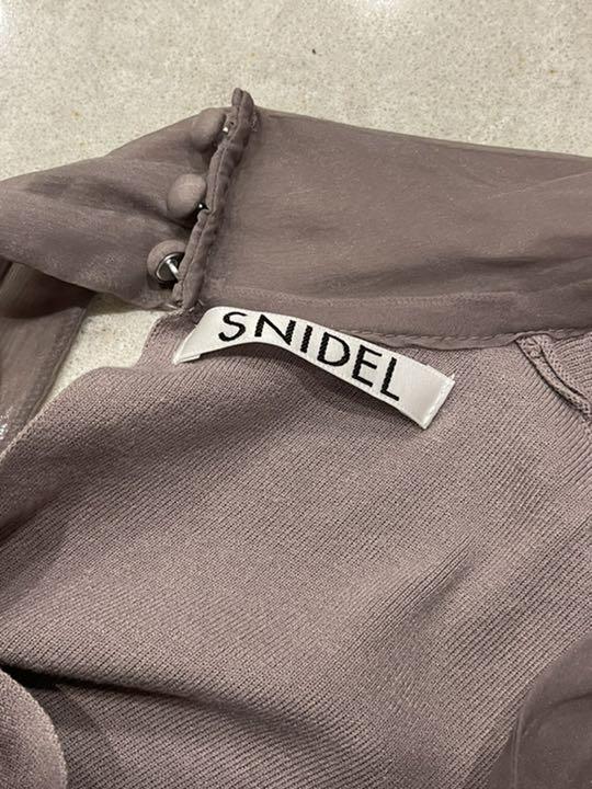 ややオーバ snidel ボウタイニットプルオーバー TX94o-m31301993986 スナイデル ➜ニット