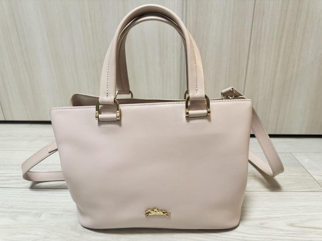 ロンシャン LONGCHAMP ハンドバッグ ショルダーバッグ オノレ ピンク系