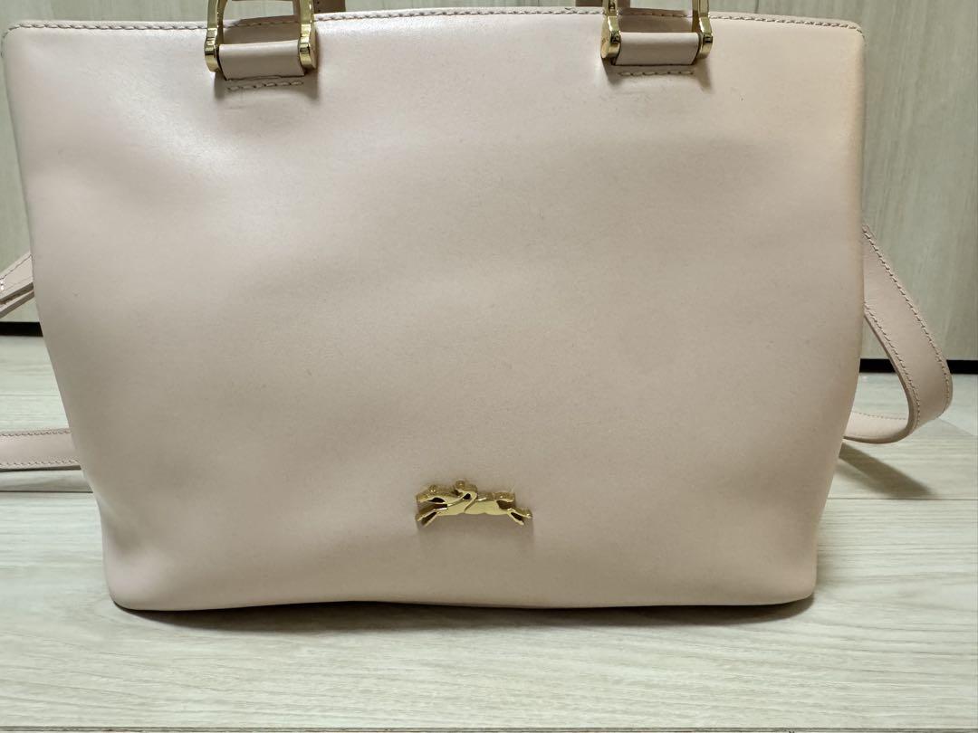 ロンシャン LONGCHAMP ハンドバッグ ショルダーバッグ オノレ ピンク系
