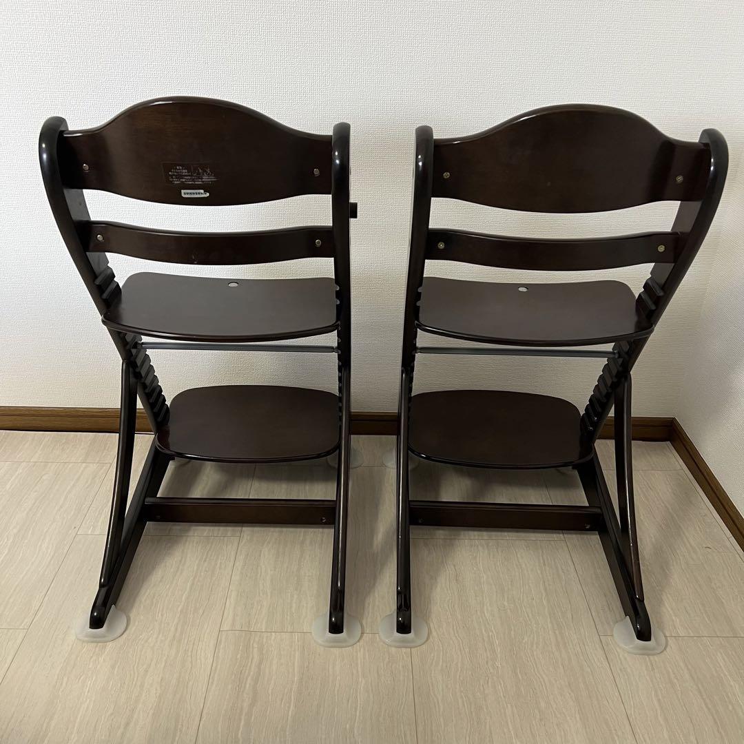 美品！2脚セット⭐︎大和屋 すくすくスリムフィットチェア