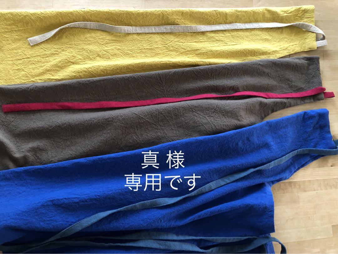ハンドメイド　エプロン　真です。