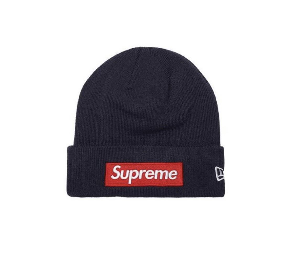 帽子 SUPREME BOX LOGO BEANIE NAVY