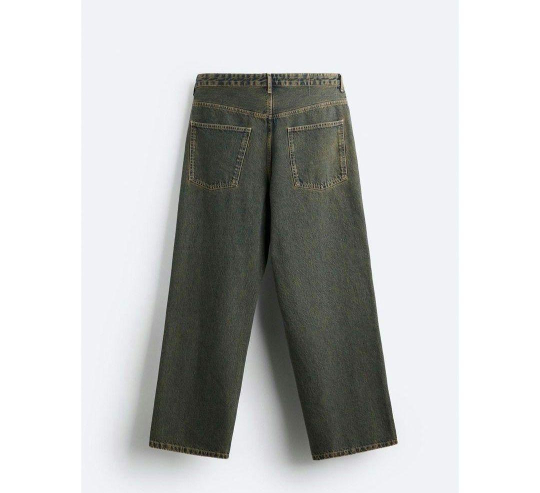 完売品 ZARA オーバーダイ バギーデニム EU36 JP29 - メルカリ