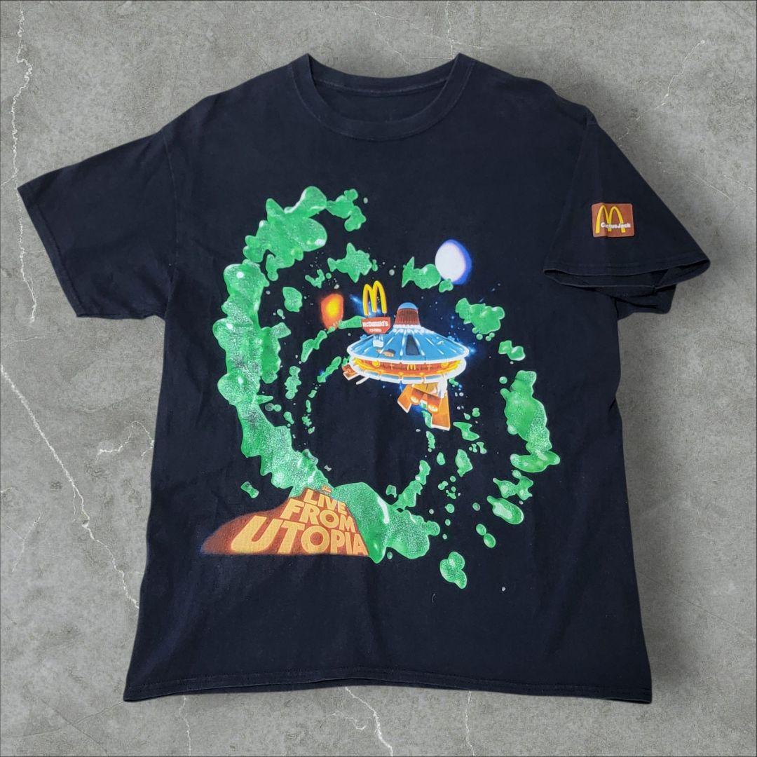 希少】トラヴィススコット マクドナルド Fly Thru Tシャツ US M