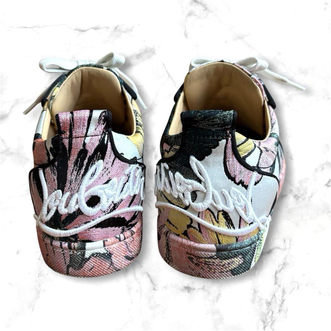 Christian Louboutin スタッズスニーカー 花柄 40