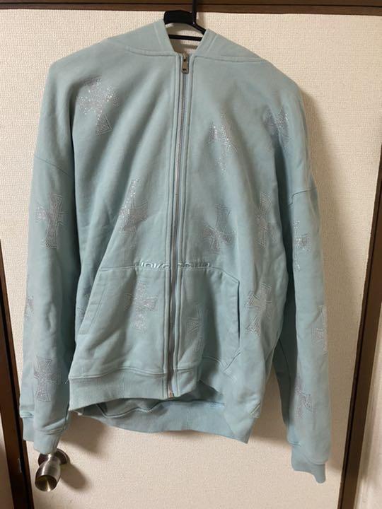 最安値好評 unknown London rhinestone zip up hoodie 30K1n-m31307987381 安い国産
