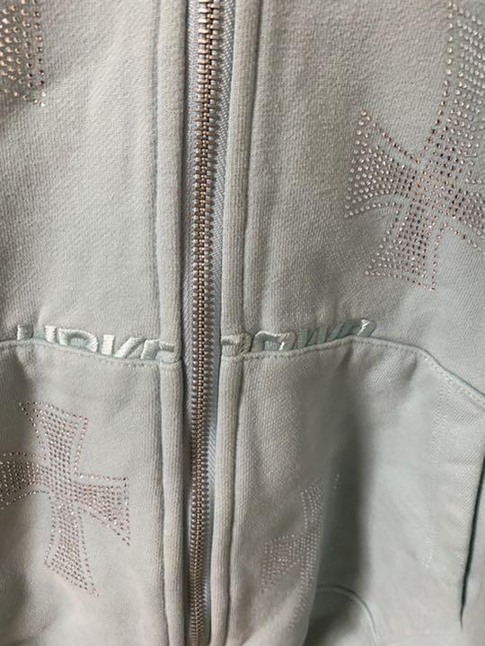 最安値好評 unknown London rhinestone zip up hoodie 30K1n-m31307987381 安い国産