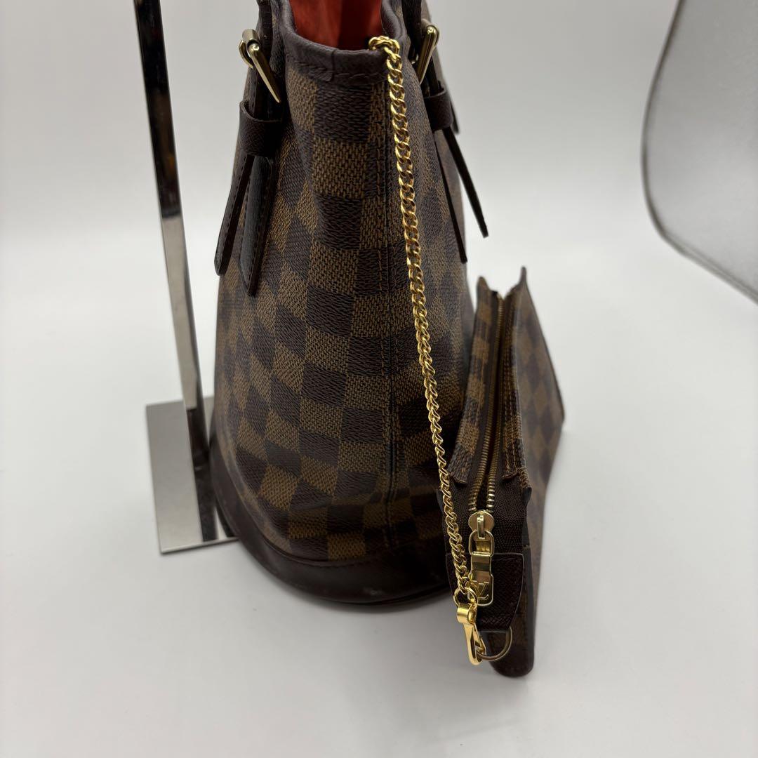 LOUIS VUITTON ダミエ マレ ショルダーバッグ ポーチ付き - メルカリ