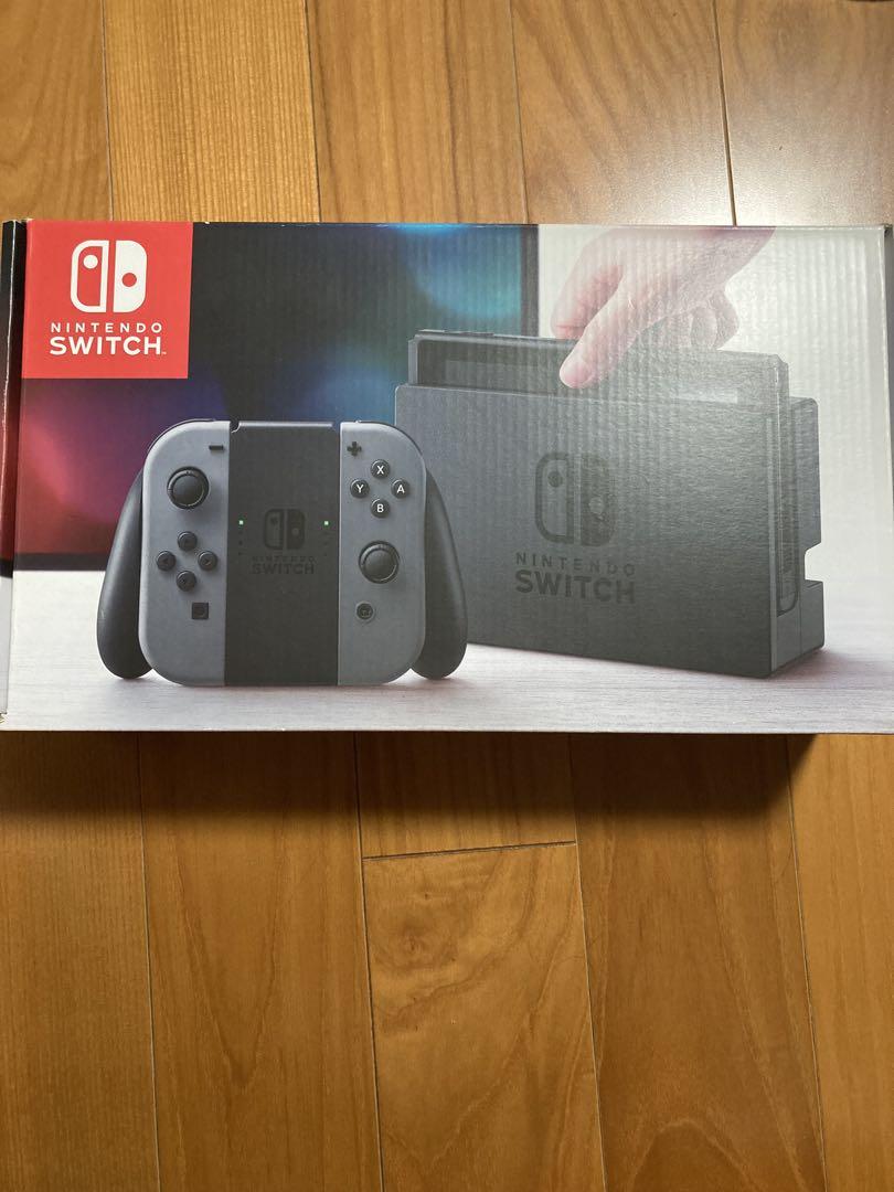 Nintendo Switch 本体 グレー 付属品　SDカード128GB付き
