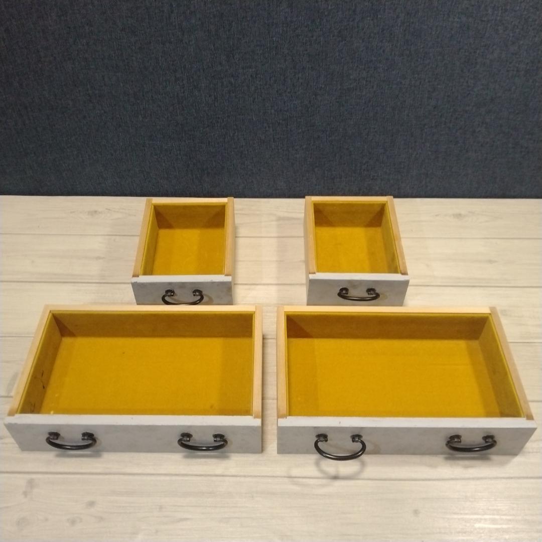 ハンドメイド 和箪笥リメイク コンクリート 4引き出し - メルカリ