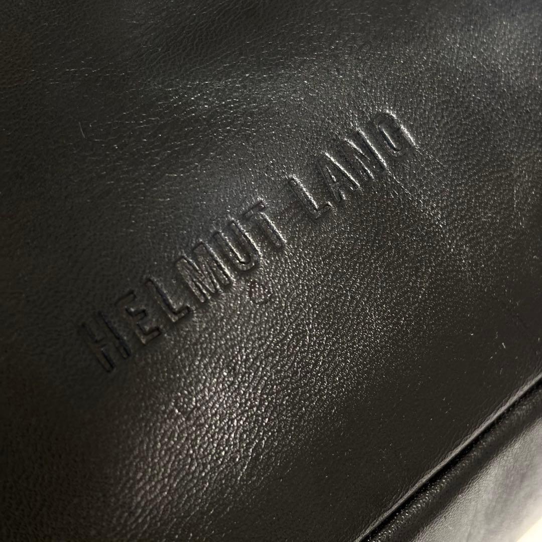 美品 HELMUT LANG 本人期 レザー トートバッグ 黒