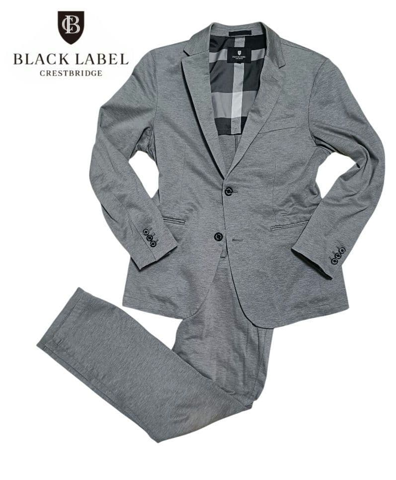 クレストブリッジ カジュアルスーツ グレー 洗える ストレッチ M