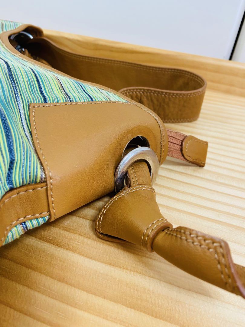 MISSONI ミッソーニ ショルダーバッグ ワンショルダー グリーン レザー