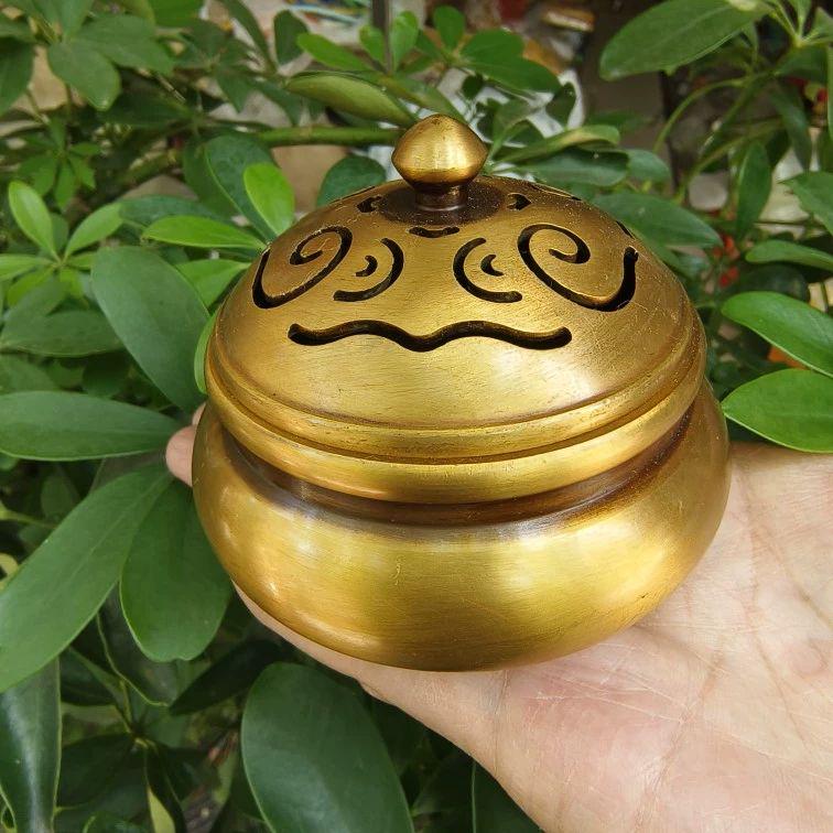 銅器 如意三足香炉 香道具 工芸品 置物 - メルカリ