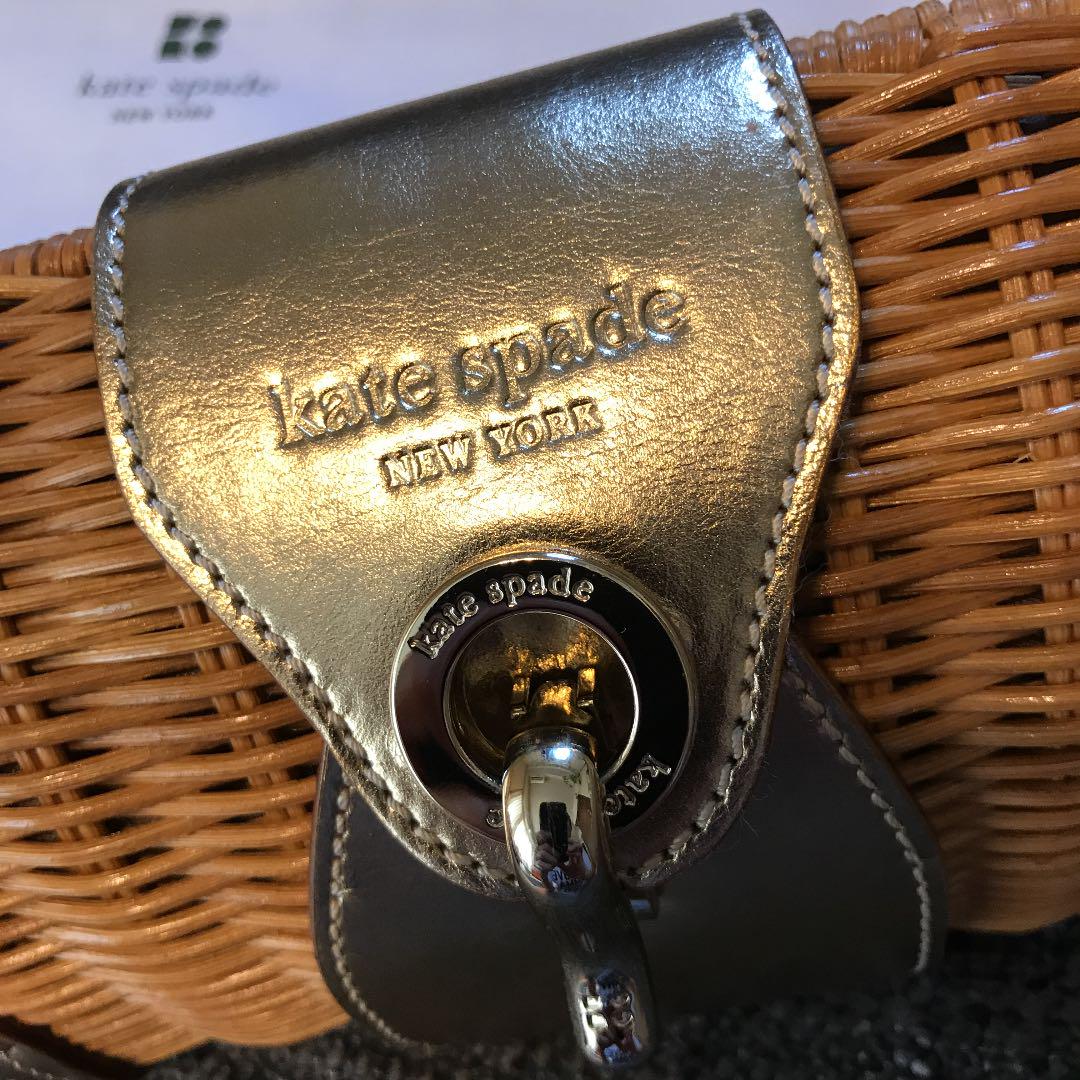 ☆新品未使用 kate spade ケイトスペード お洒落なカゴクラッチバック ...