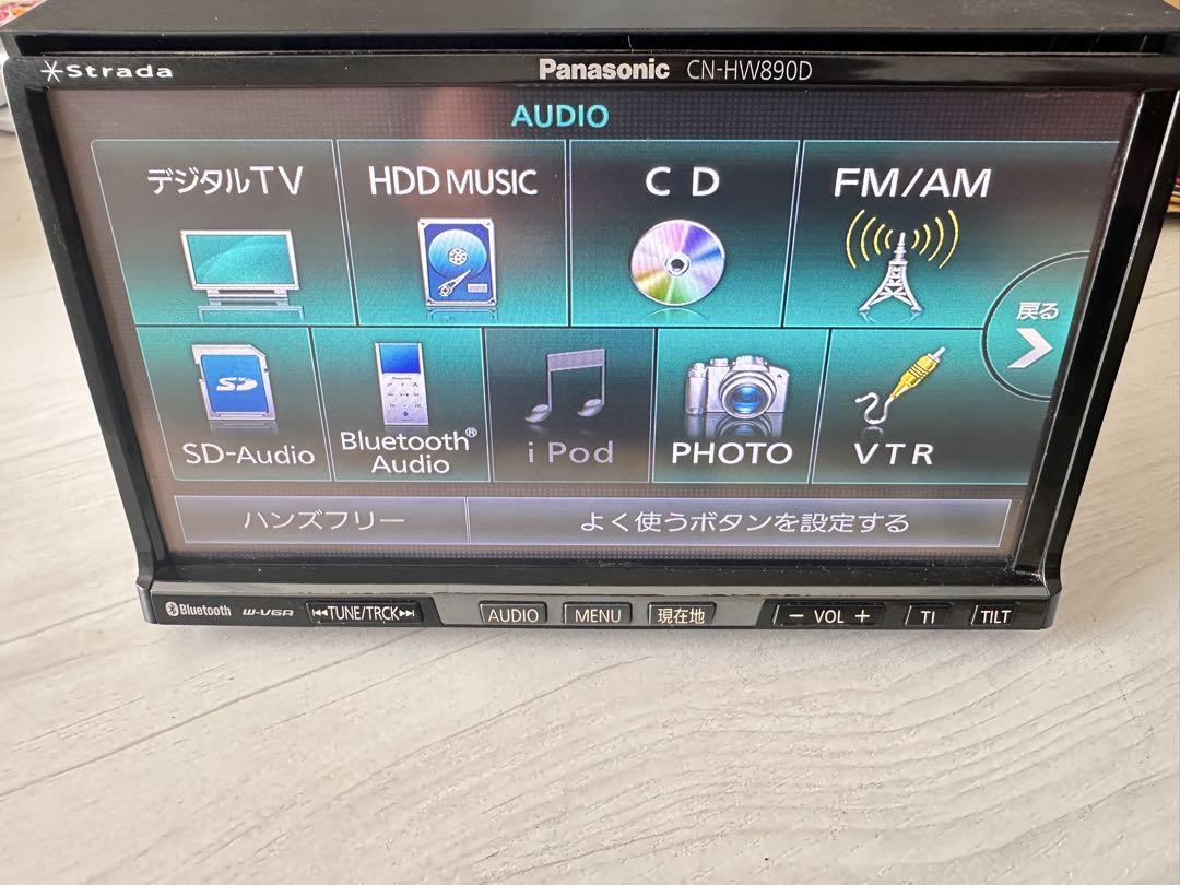 送料込み Panasonic HDDナビ Bluetooth フルセグ