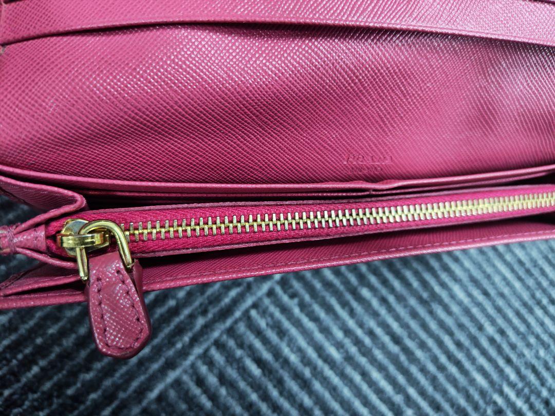 PRADA　プラダ　長財布　ピンク