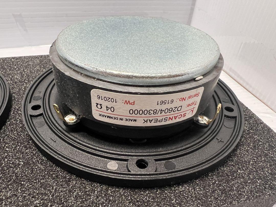 Scan-Speak Discovery D2604/830000 1インチ ソフトドーム「4Ω